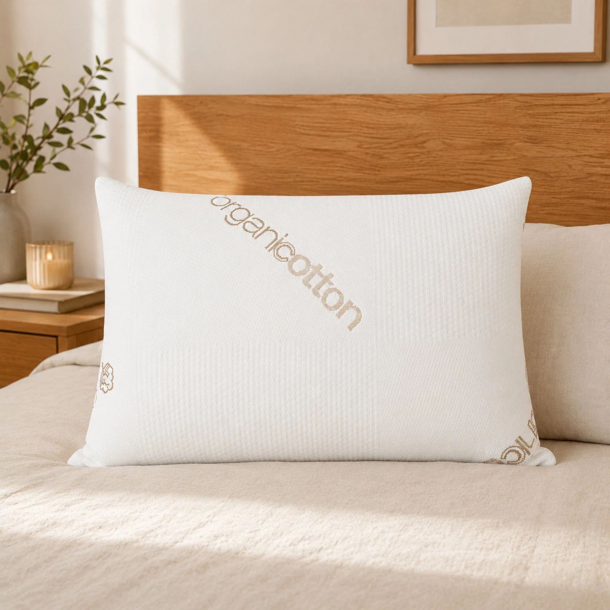 Prestigious Canada Loft - Organic Cotton Knitted Pillow User-Friendly
