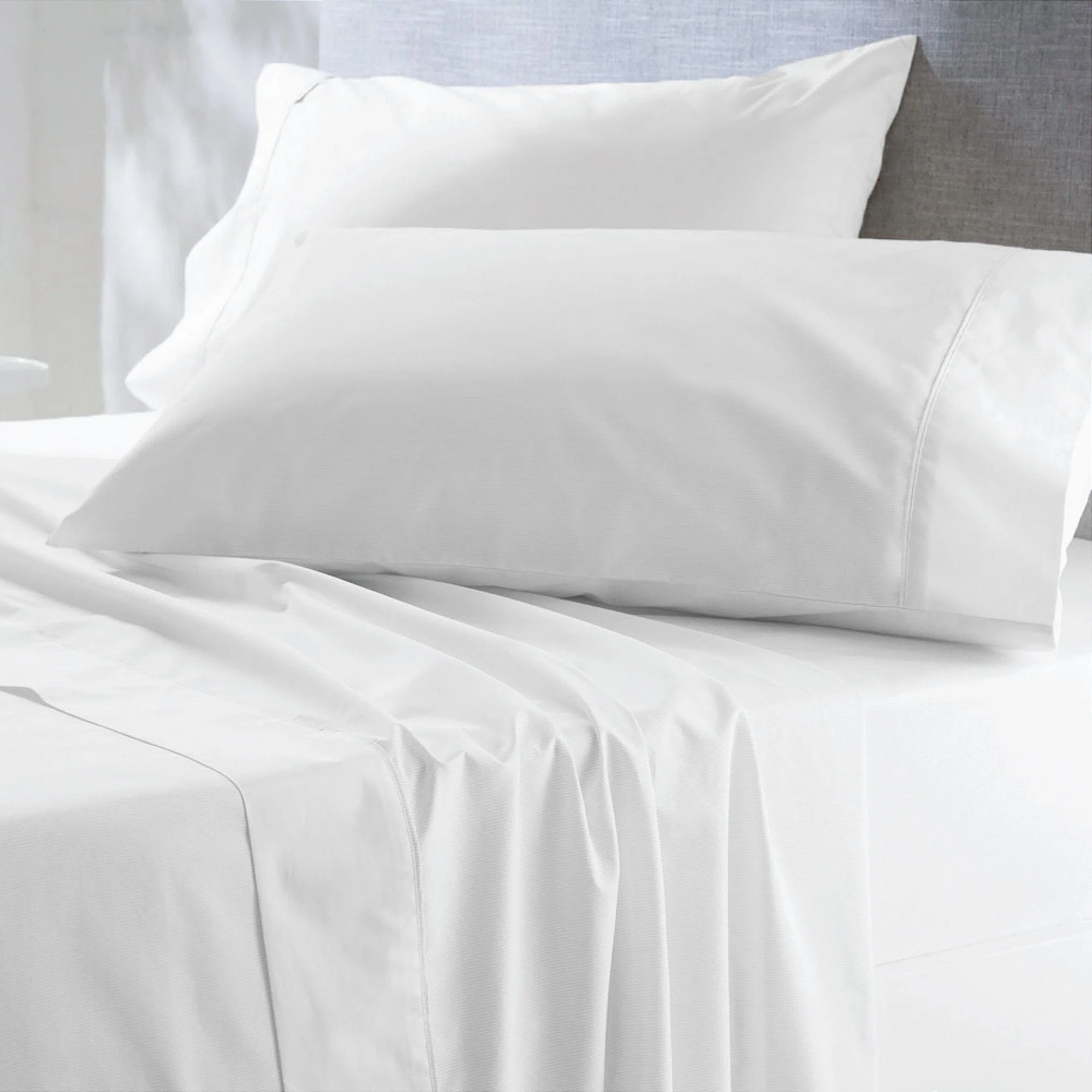 Breathable Lauren Taylor - Back to Basics Microfiber Sheet Set Contemporary