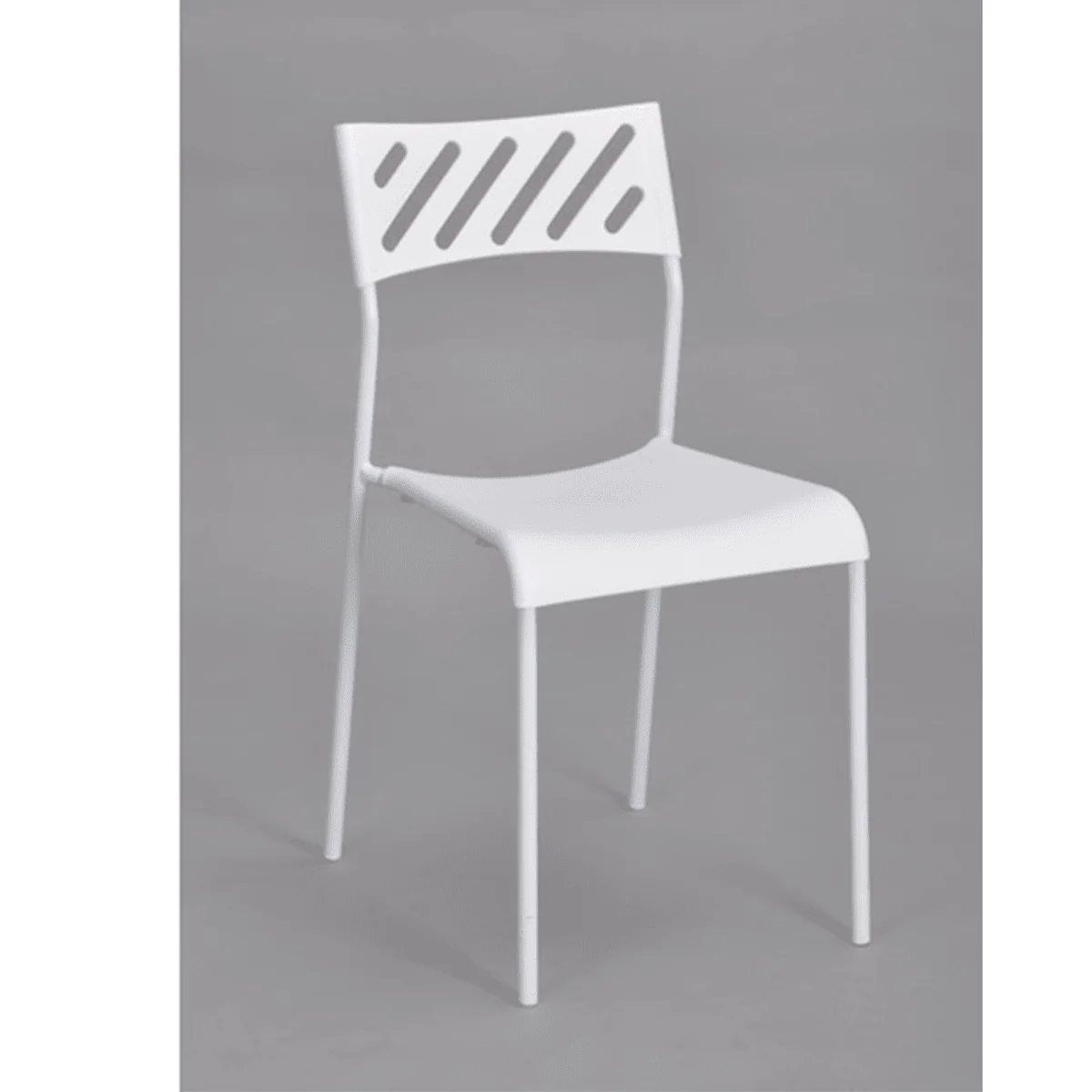 Convenient Nesto - Plastic Chair with Metal Frame Genuine