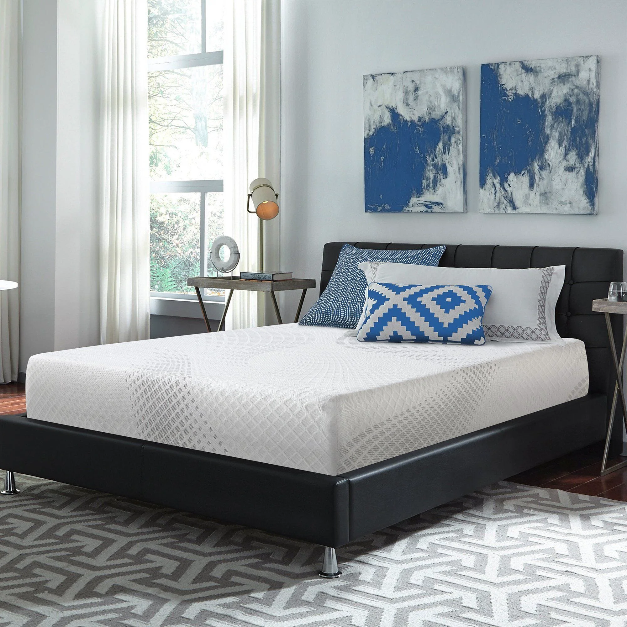 Green Maison Blanche Memory-Pedic - White Rolled Mattress Crafted