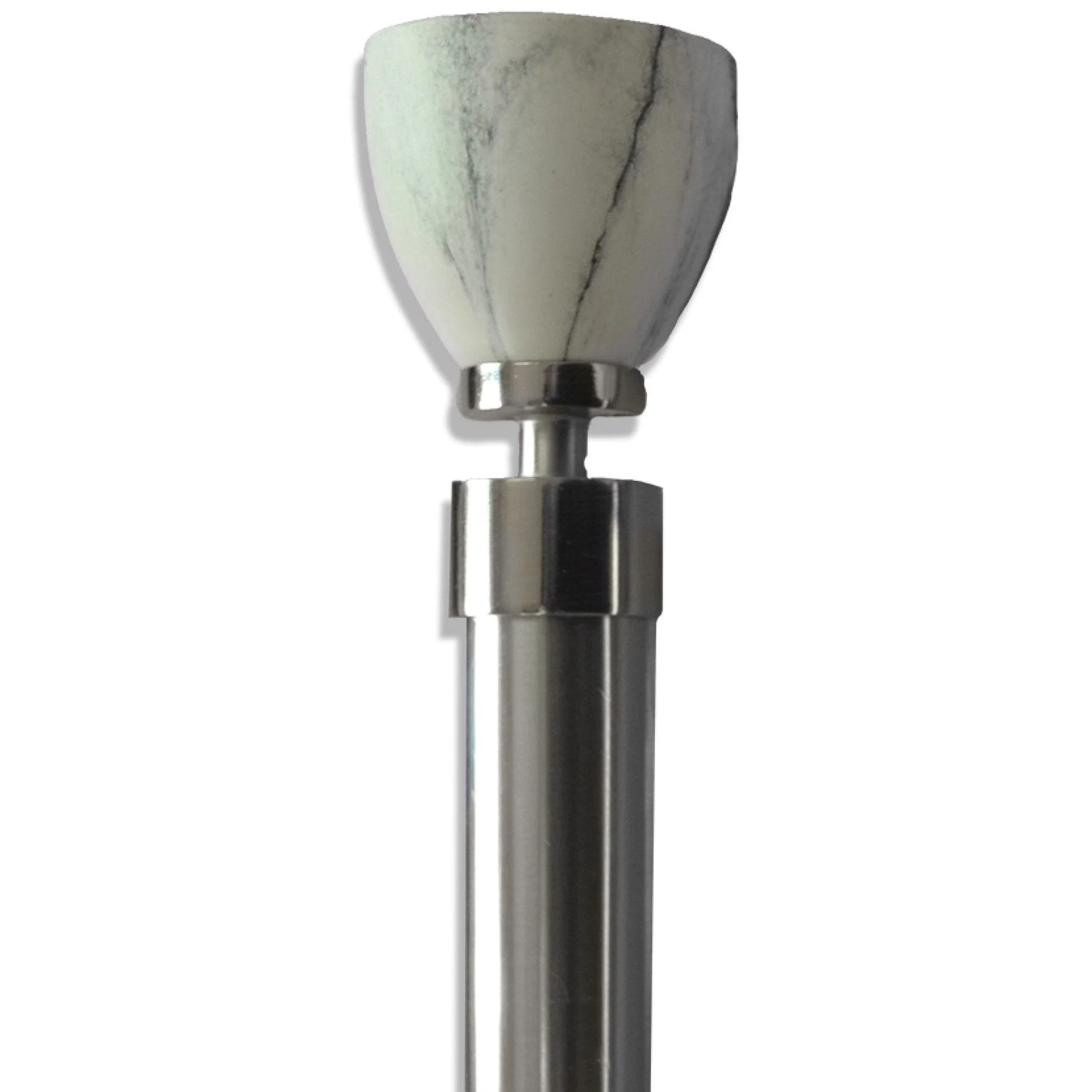 Sophisticated CARRERA MARBLE POLE SET - FLAT TOP WHITE Fashionable
