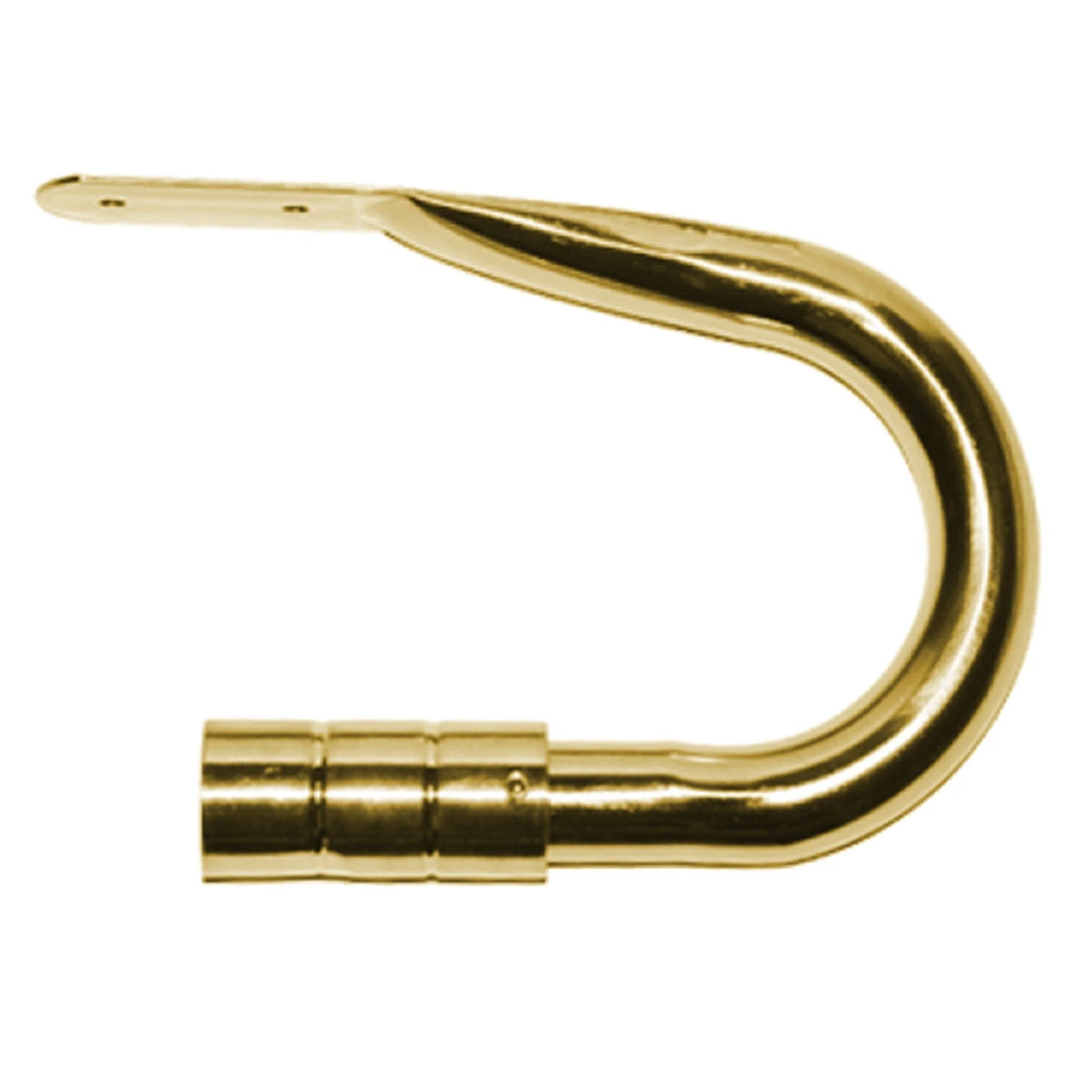Unique Bronn - Oblong Curtain Holdbacks Gold Set of 2 Easy-to-Use