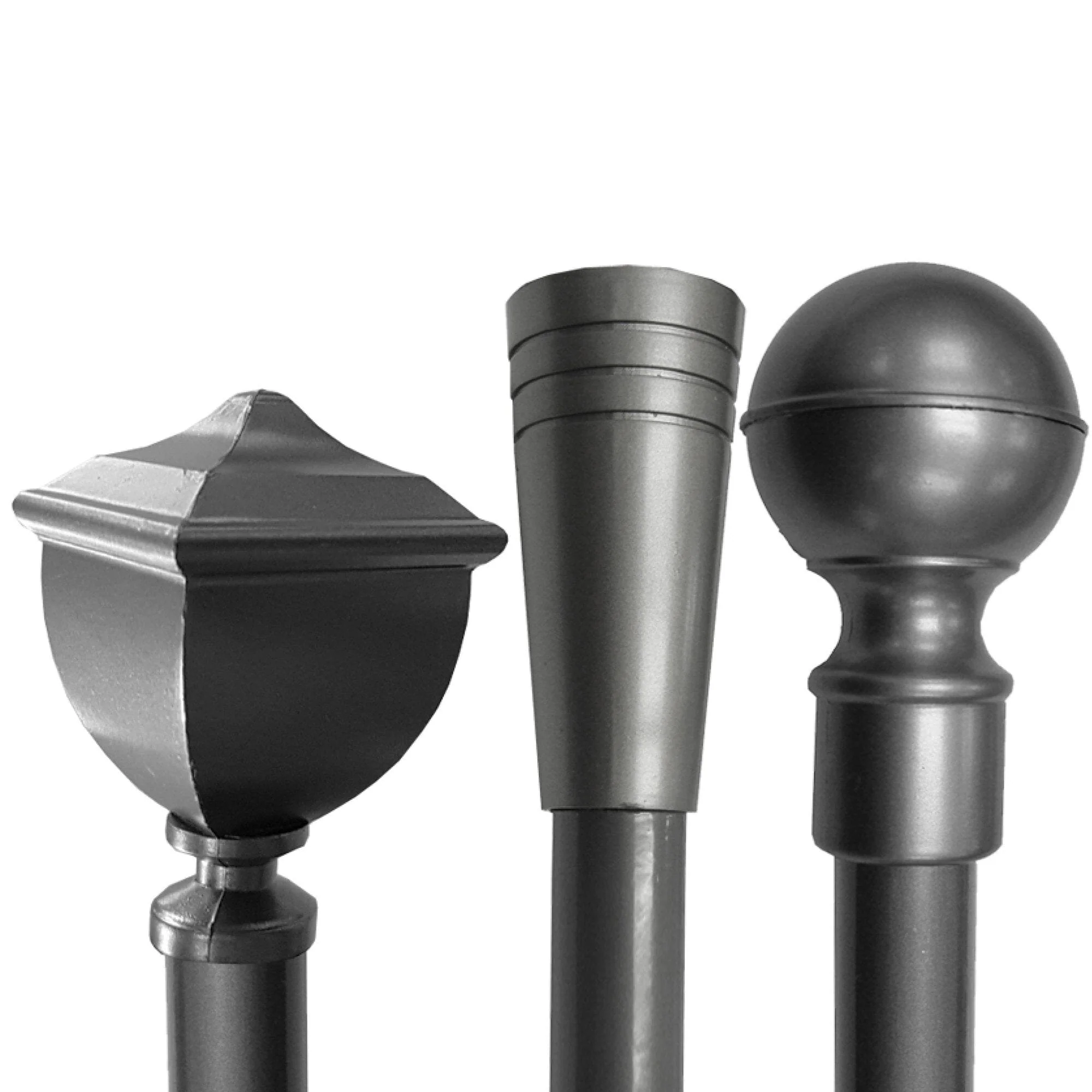 Lightweight KATINA POLE SET - GUNMETAL Efficient
