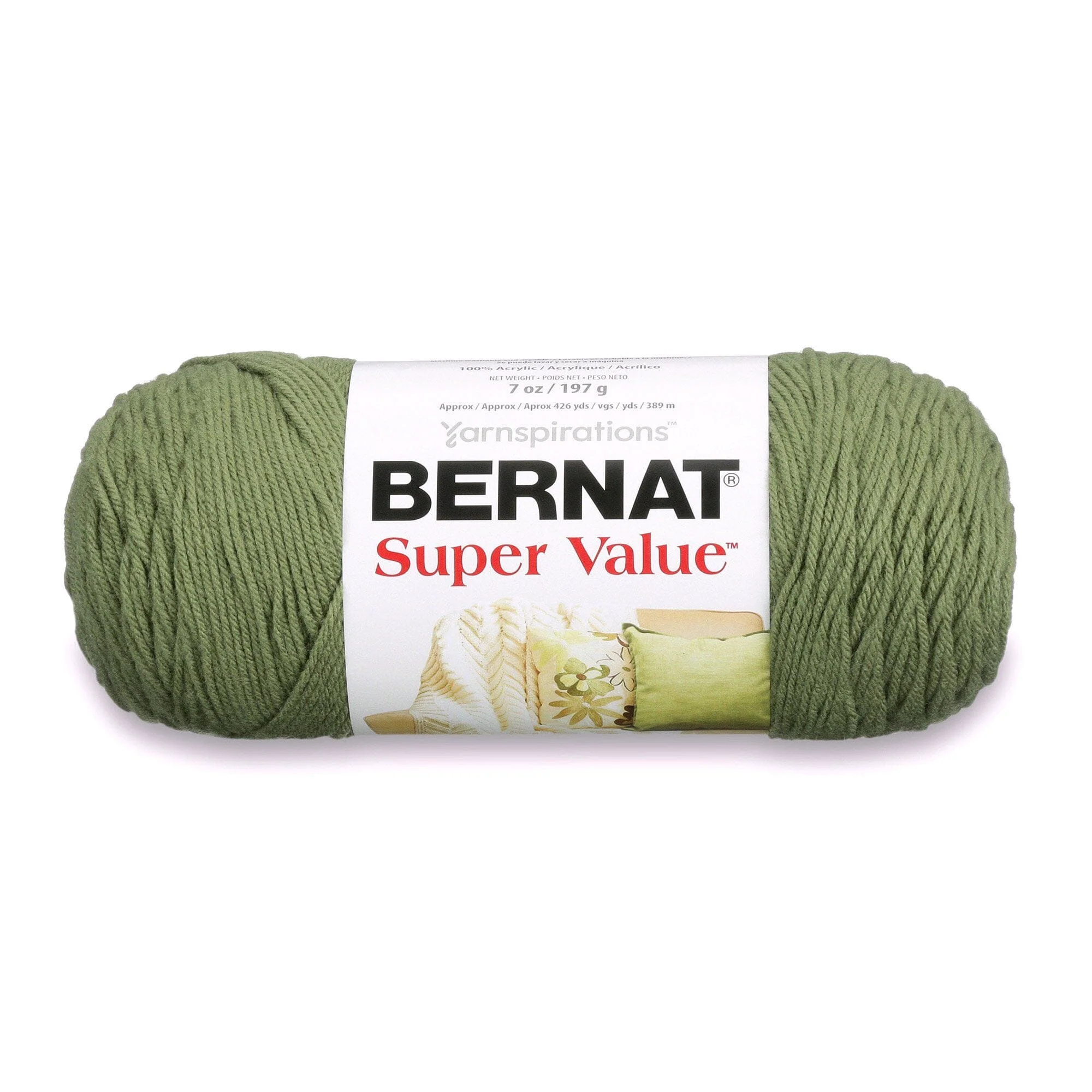 Optimized Bernat Super Value 3-197G Forest Green Clean