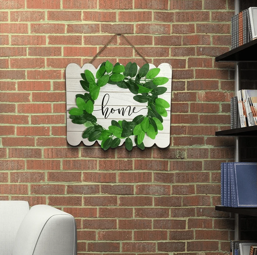 Organic Home Leaves Wall Decor Clean