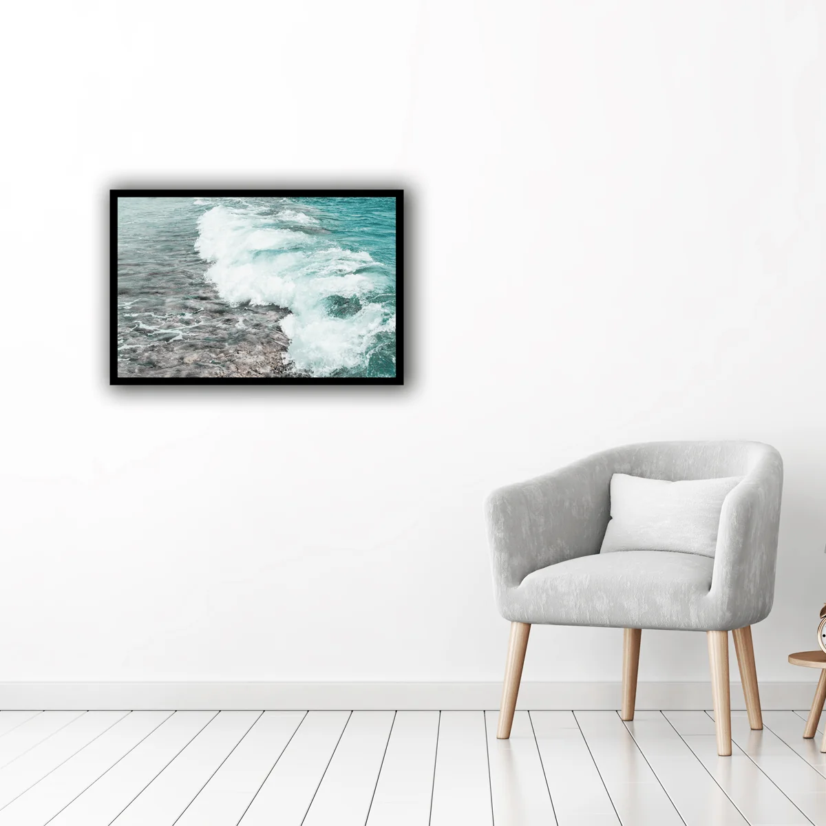Smooth Seaside Framed Canvas Exclusive
