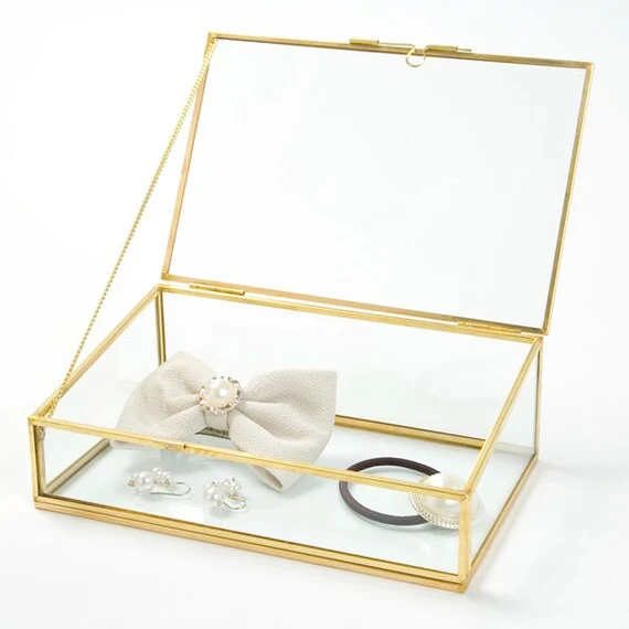 Trendy ACCESSORY BOX GOLD FRAME LAITON W20D13.5H7.5 Prestigious