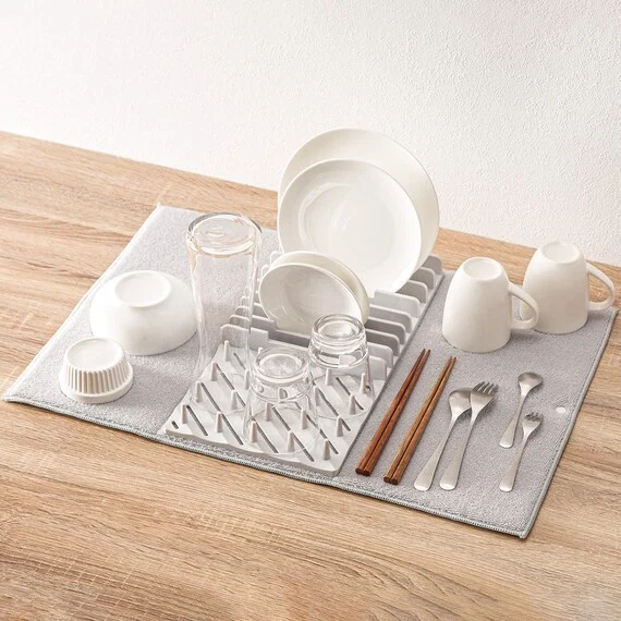 Comfortable DISHRACK DRYINGMAT SET FEEL L Easy-to-Use