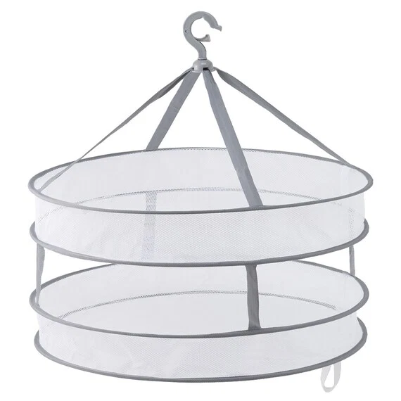 High-End 2 TIER EASY DRY LAUNDRY NET LGY Professional