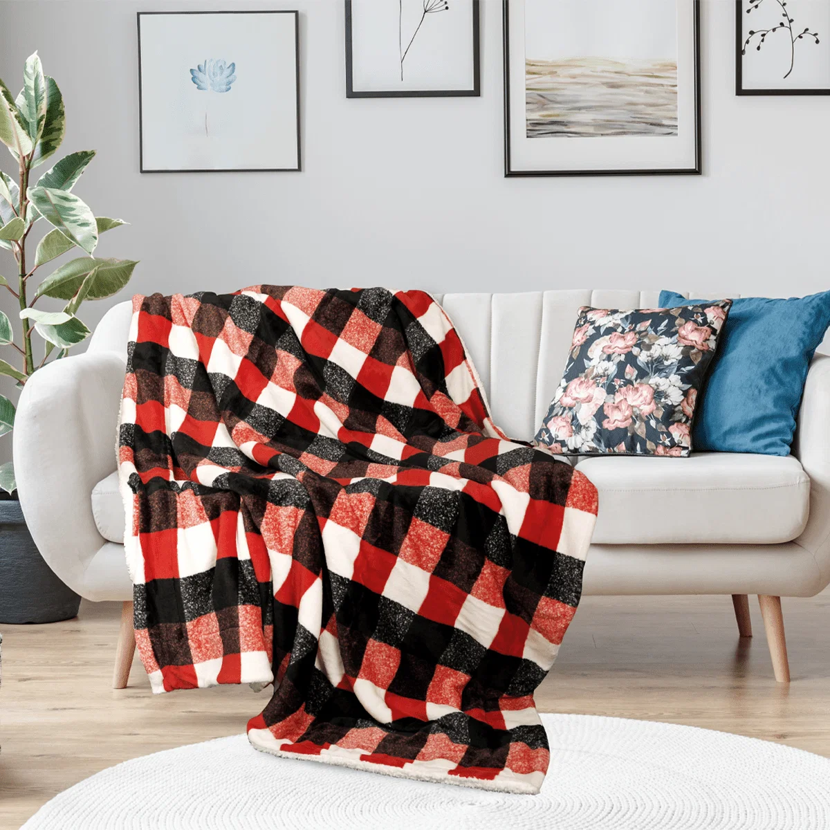 Expertly Made Chantecler- Blanket Red High-Grade