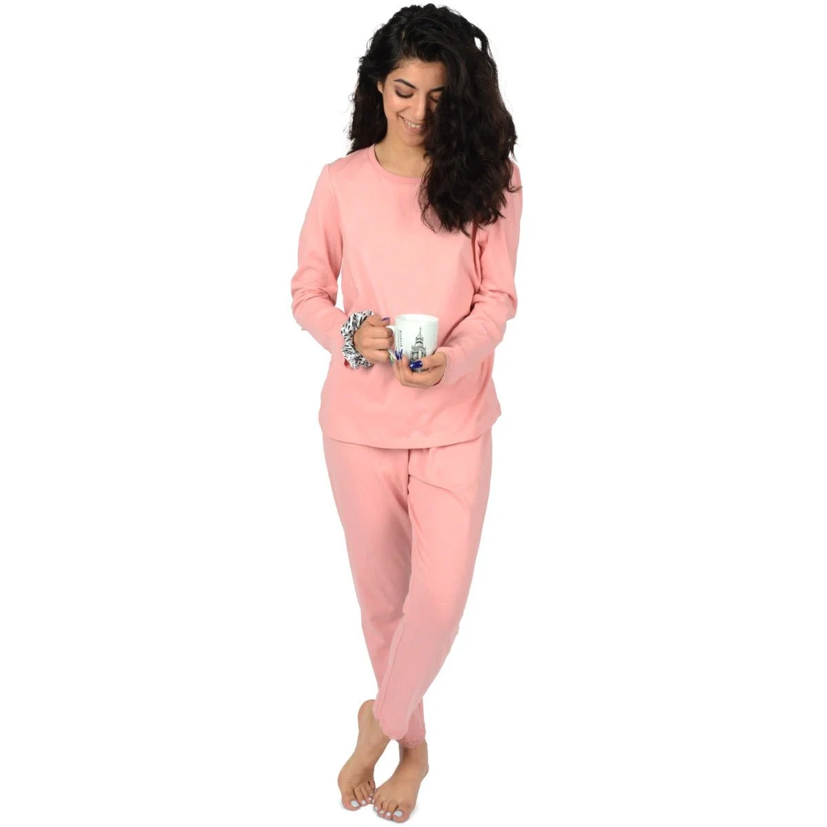 Innovative Cotton Jersey Blush Capri set World-Class