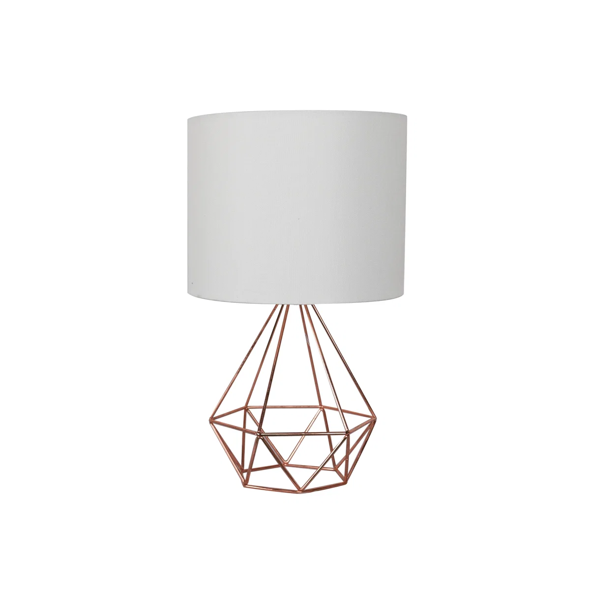 Exclusive LAUREN TAYLOR Table Lamp on Metal Copper Base Lightweight