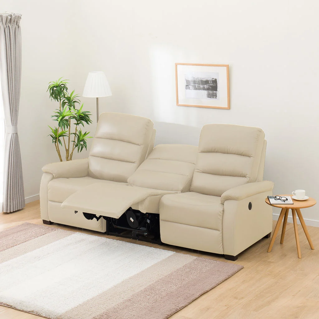 Fashionable 3 ELECTRIC 3P SOFA N-BELIEVA BE2-MI15 LEATHER Recyclable