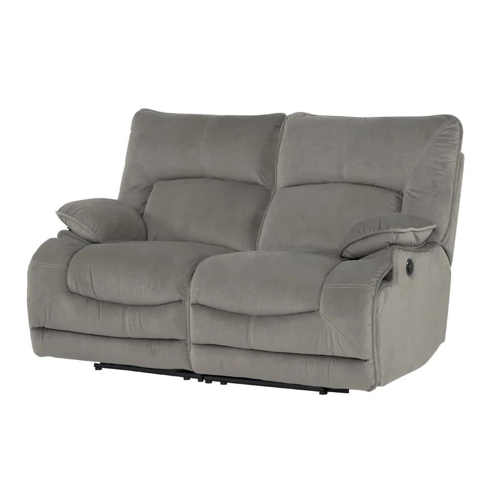 Natural 2SEATER ELECTRIC FABRIC SOFA HIT GY 2CS Exceptional