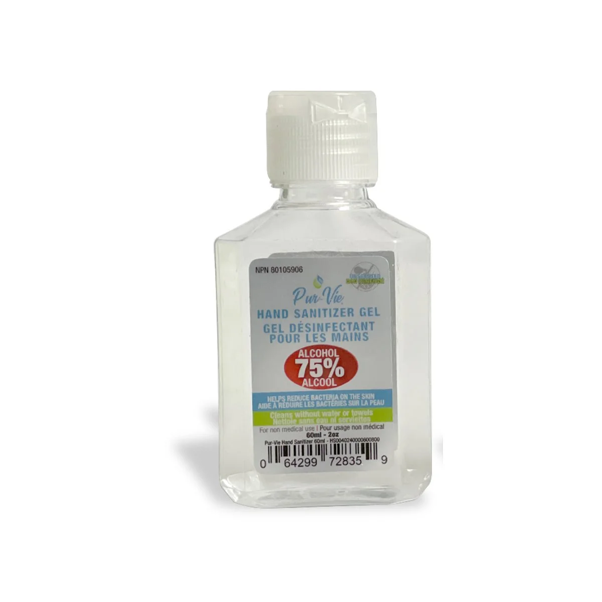 High-Quality Pur Vie 60ml Hand Sanitizer Consistent