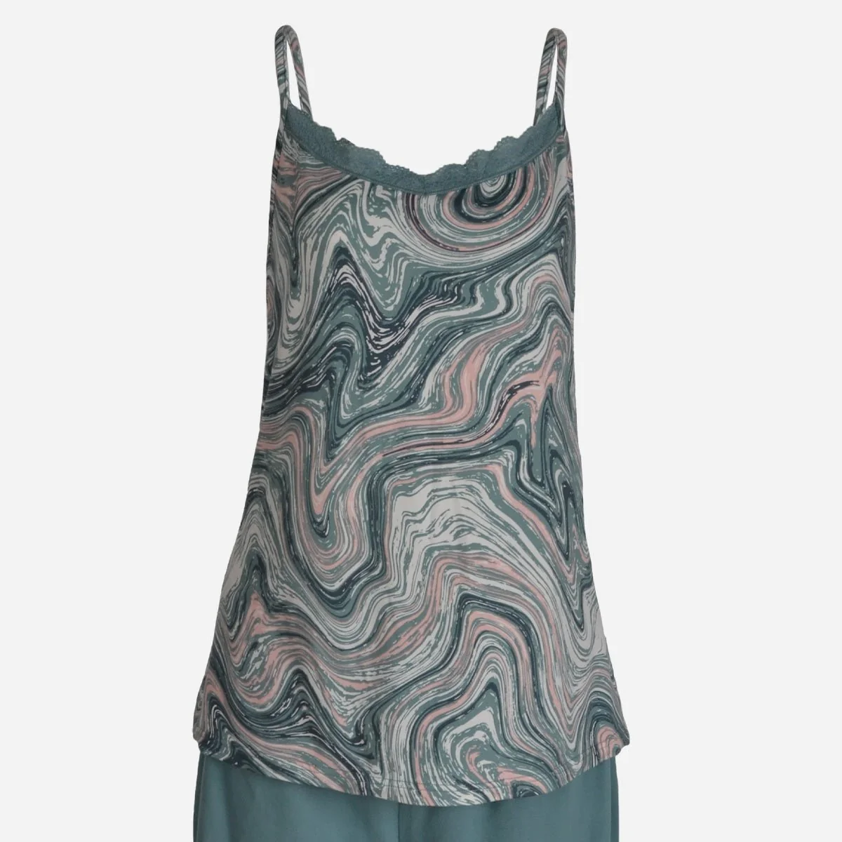 User-Friendly KAYLA Yummy Marble Print Cami Reliable