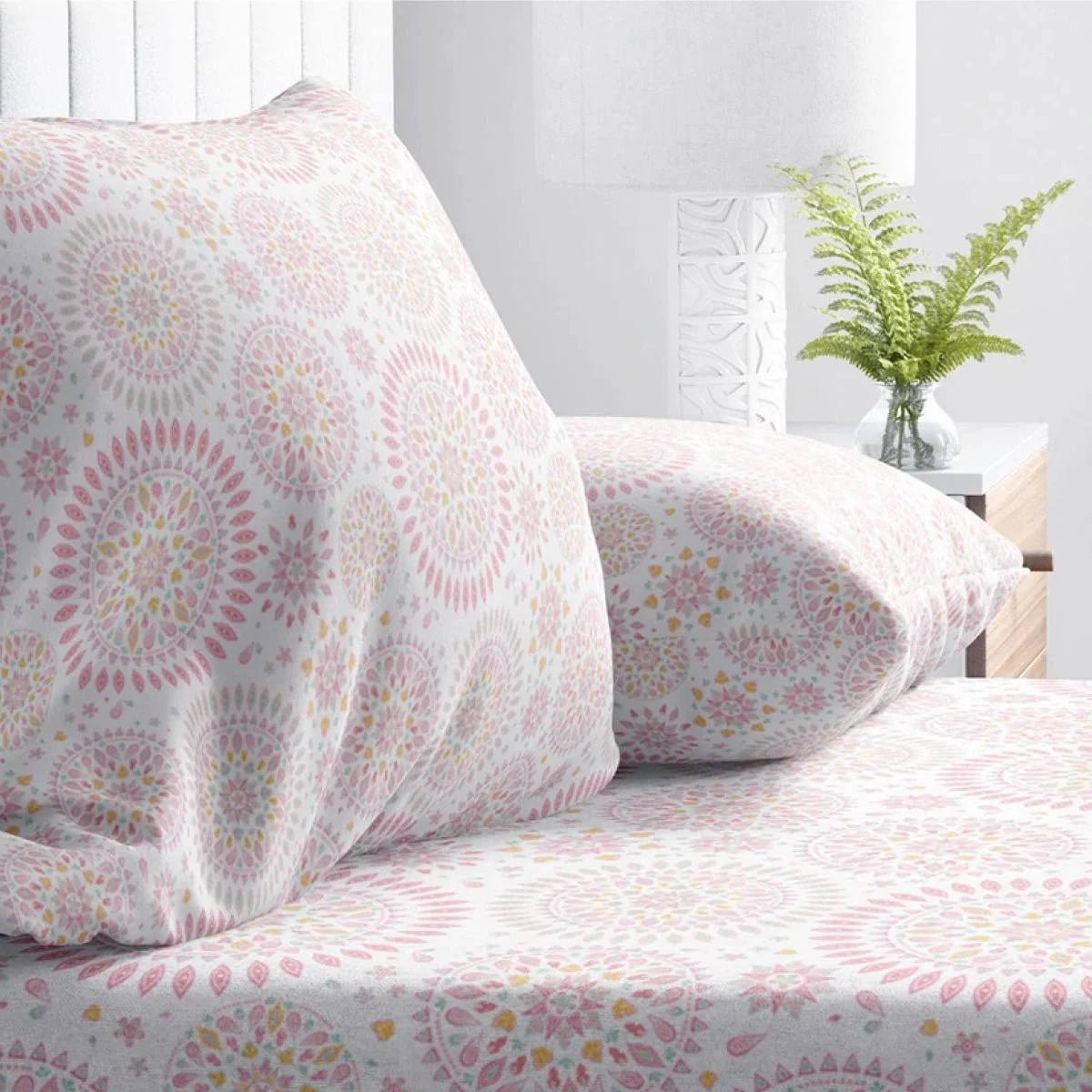 Healthy Microfiber Printed Sheet Set User-Friendly