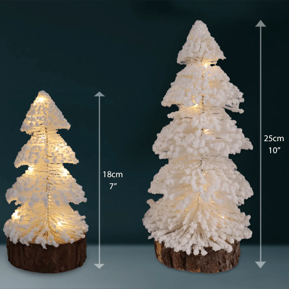 Premium LAUREN TAYLOR - Snowy LED Pine Fine