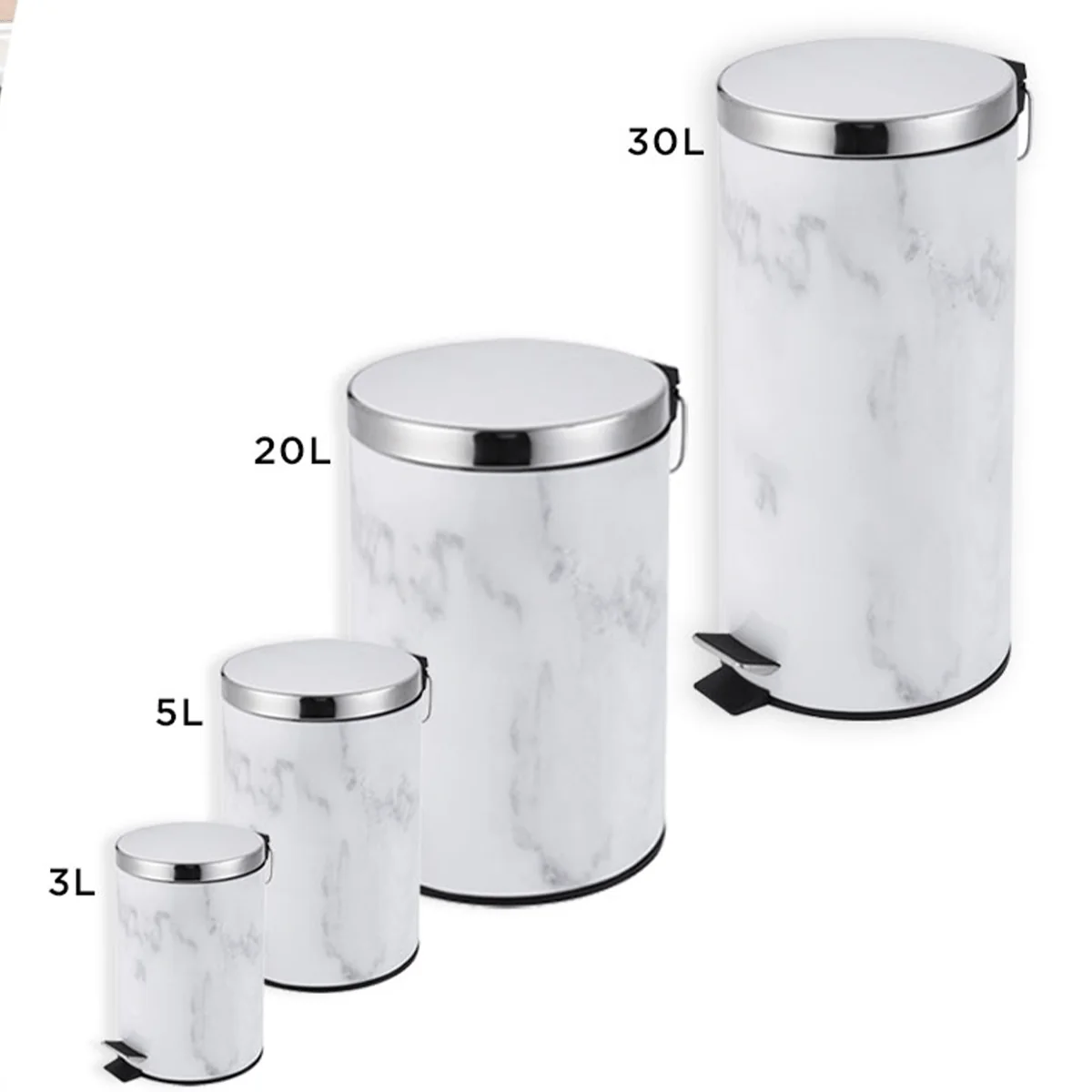 High-Grade STUDIO 707 - Round Step Garbage Bin Carefully Designed