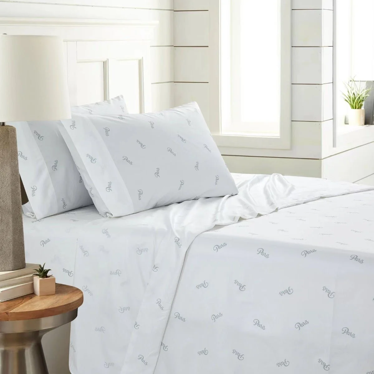 Fast PARIS Microfiber Sheet Set Sophisticated
