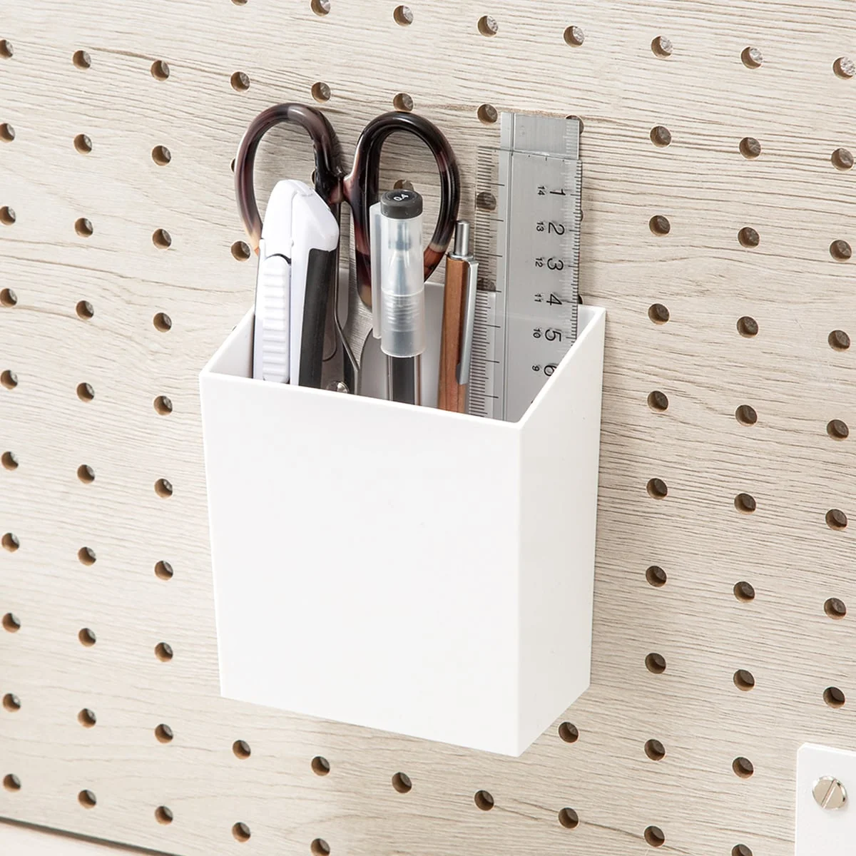 Enhanced PUNCHING PEN STAND W9.5XH11.4 WH Eco-Friendly