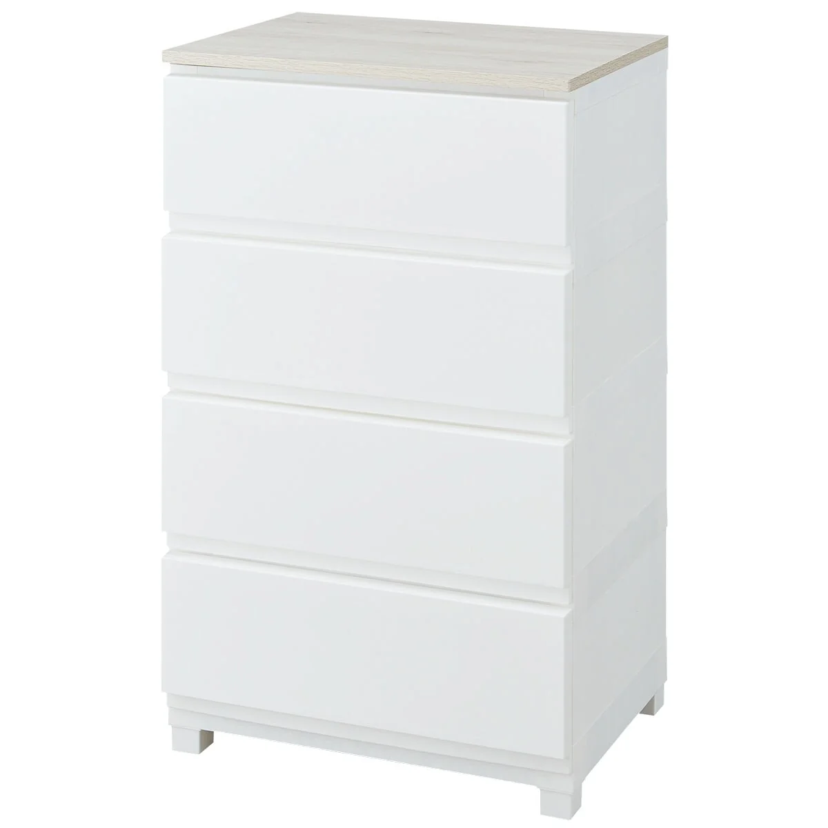 Sustainable WOOD GRAIN CHEST CV2 WITH SIDE WALL 4D WH Practical