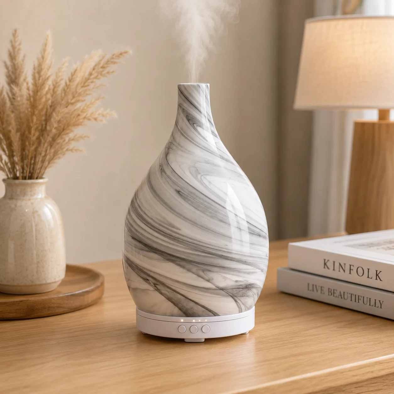 Genuine Aroma Diffuser Swirl Glass Smooth