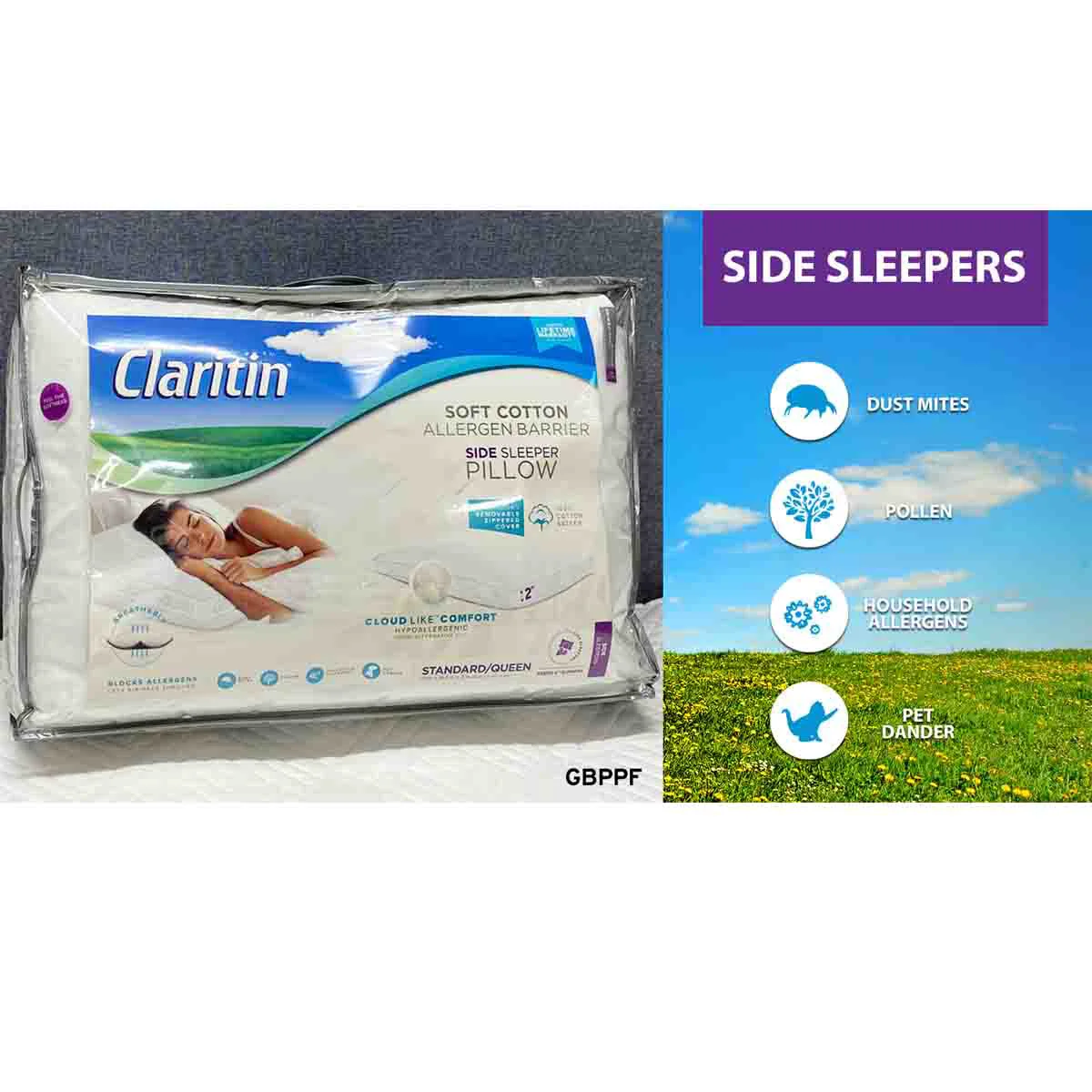 Efficient Claritin - Side Sleeper Pillow Refined