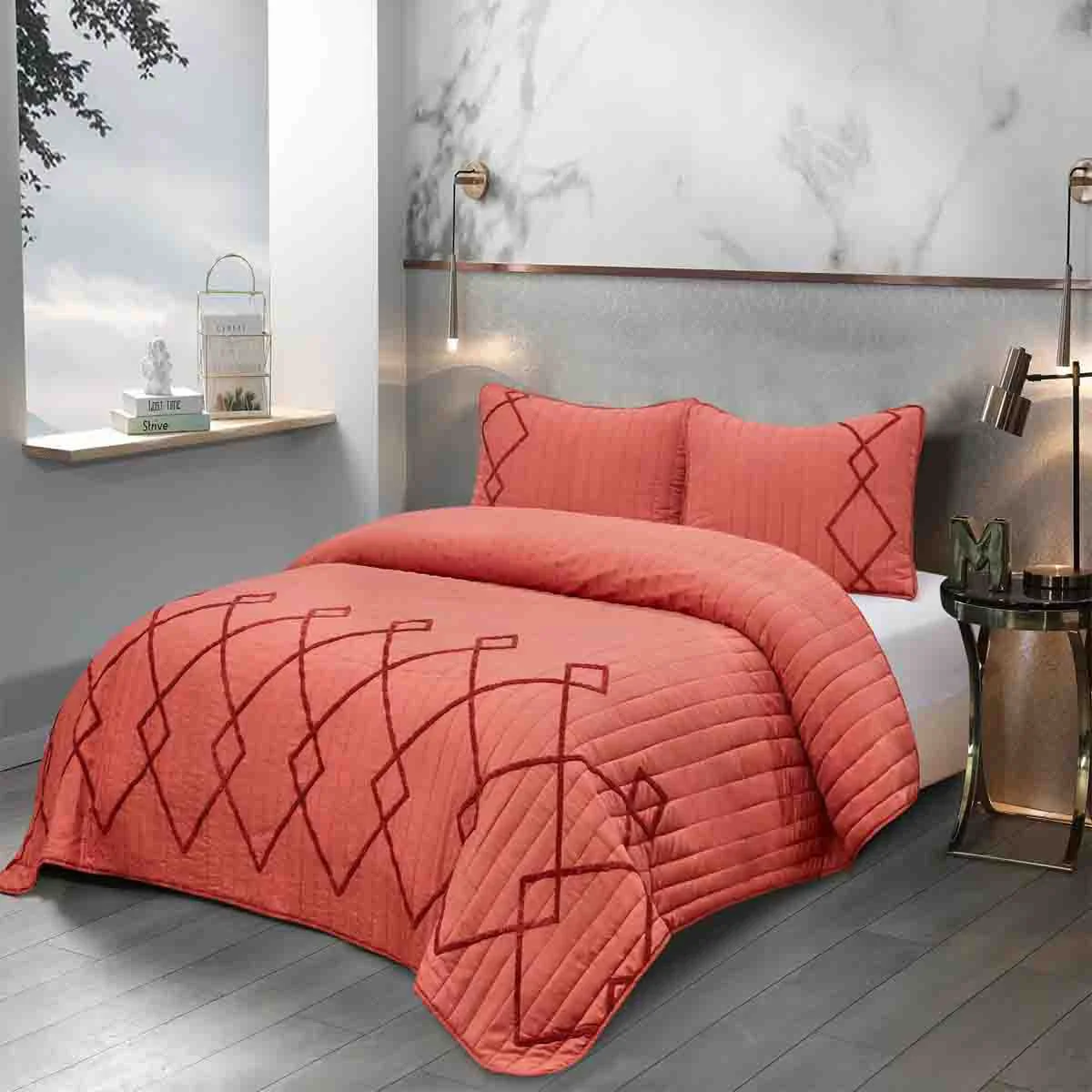 Reliable LAURENT TAYLOR - ABLA Sienna quilt set High-End