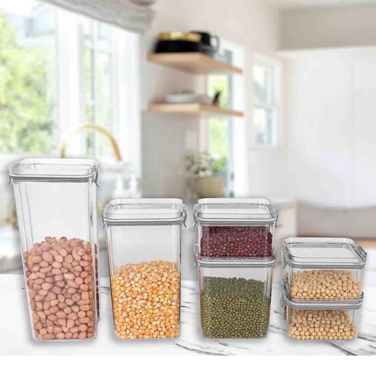Proven A La Cuisine - 6pcs Airtight Plastic Container Set With Lid Excellent