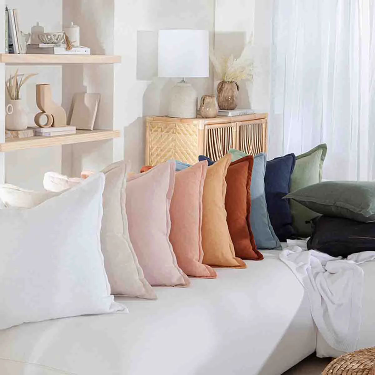 Environmentally Friendly Sloane Down Filled Cushions Crafted
