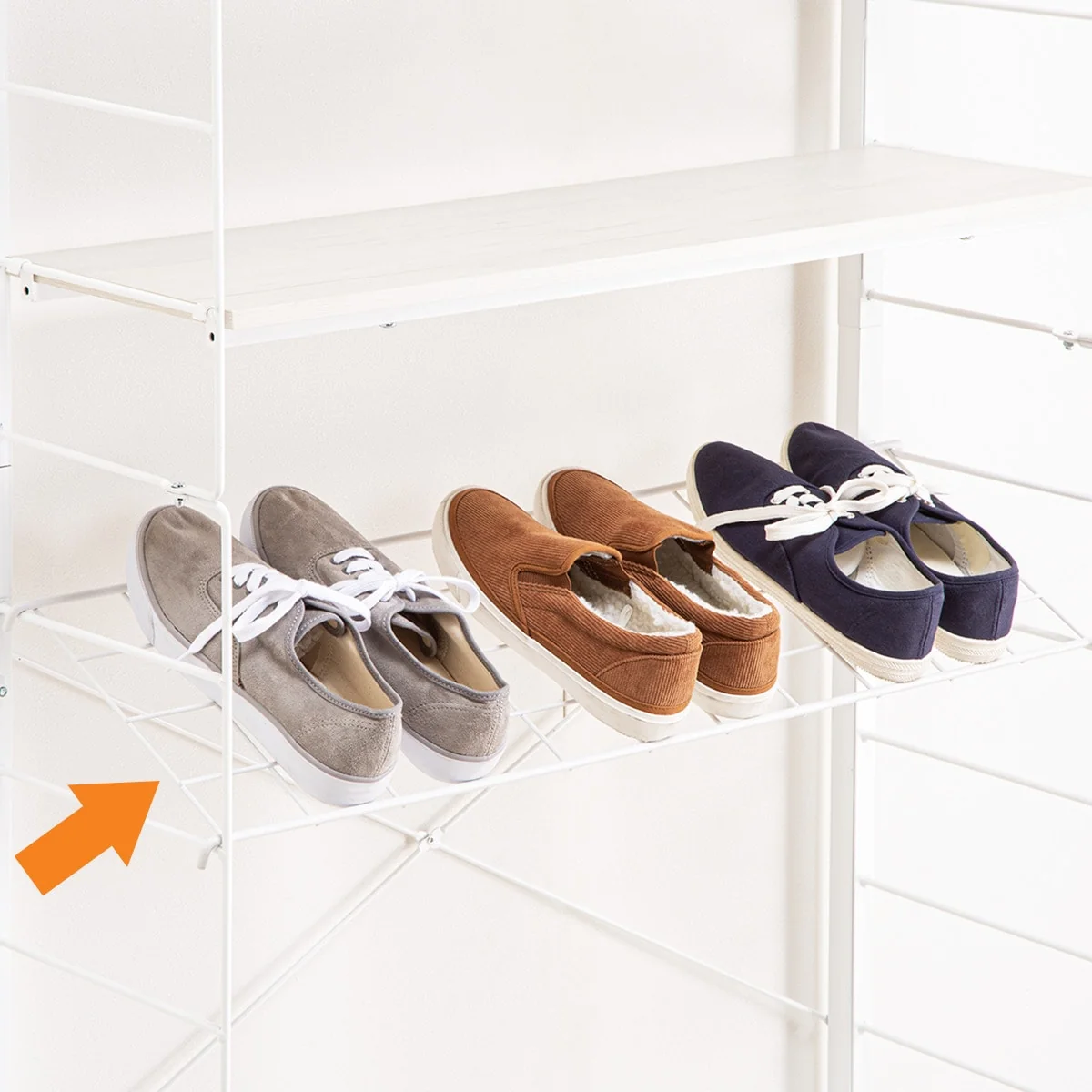 Traditional WIRE SHELF BOARD FOR N POLDER 80CM WH NP1 Smart