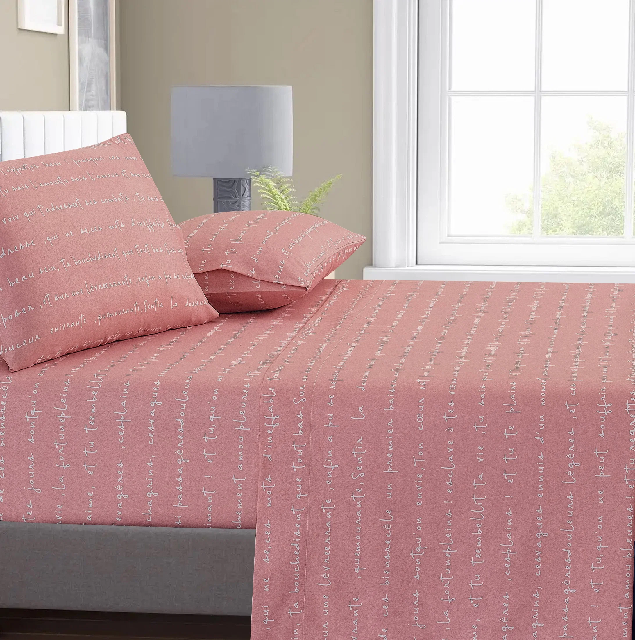 Detailed LA VIE EST BELLE Sheet Set-King High-Quality