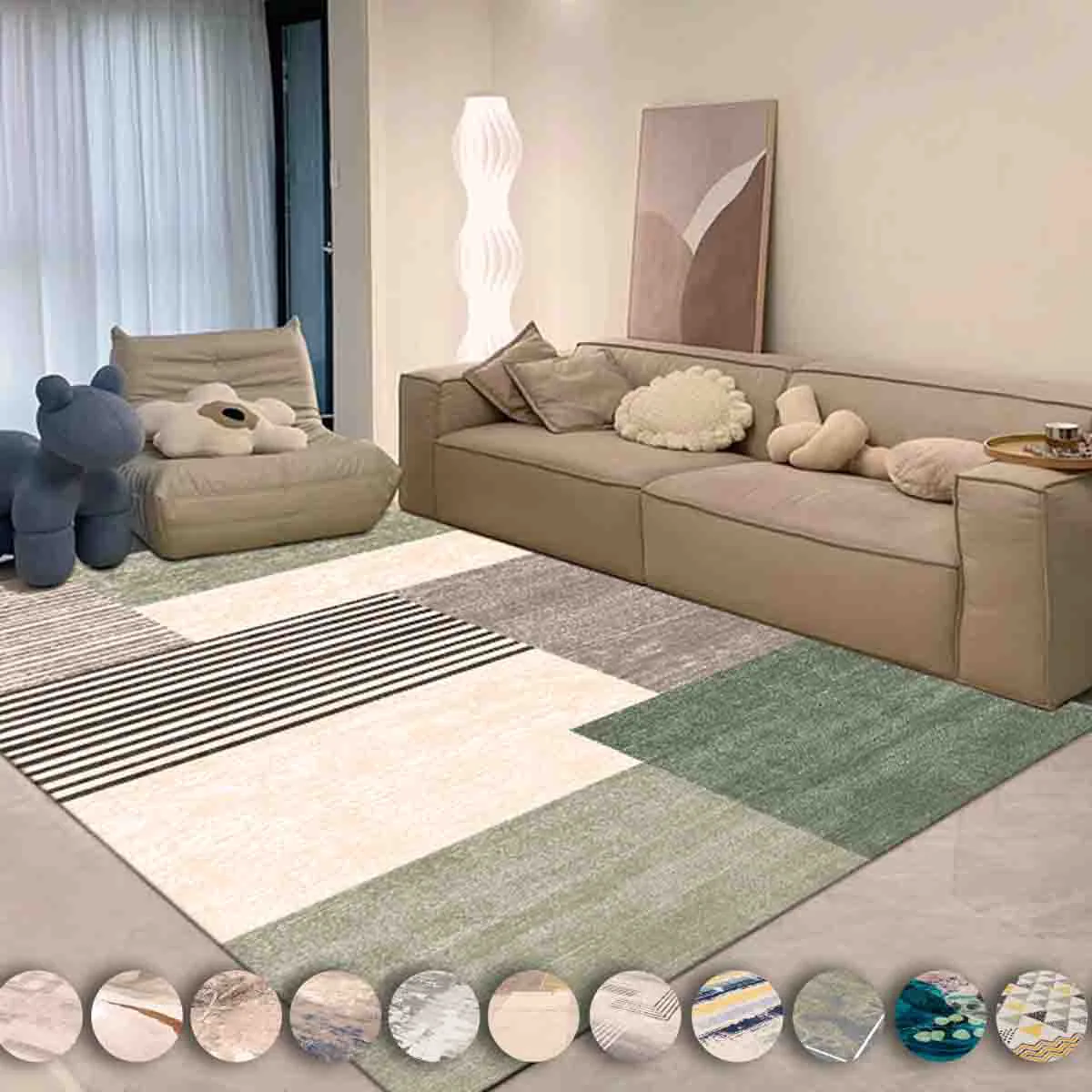 Authentic Adrien Lewis - Crystal Velvet Area Carpet Rug 47x70 First-Class