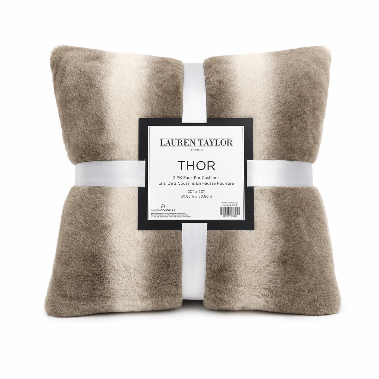 Organic Thor Faux Fur 2Pk Cushions Flexible