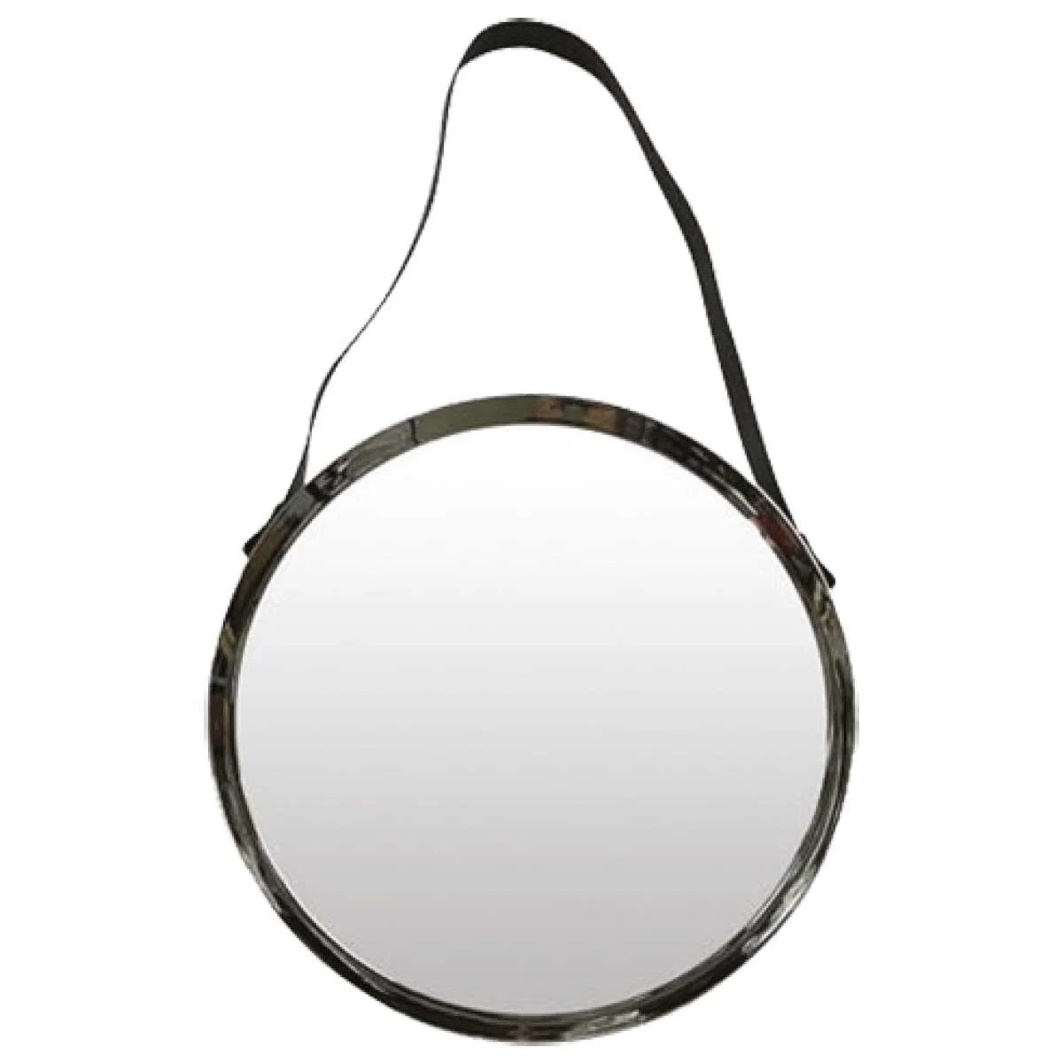 Premium Material Lauren Taylor - Round silver hanging mirror Fashionable