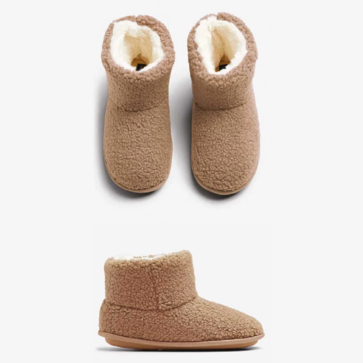 Reliable Kids Cozy Sherpa Ankle Boots Fashionable