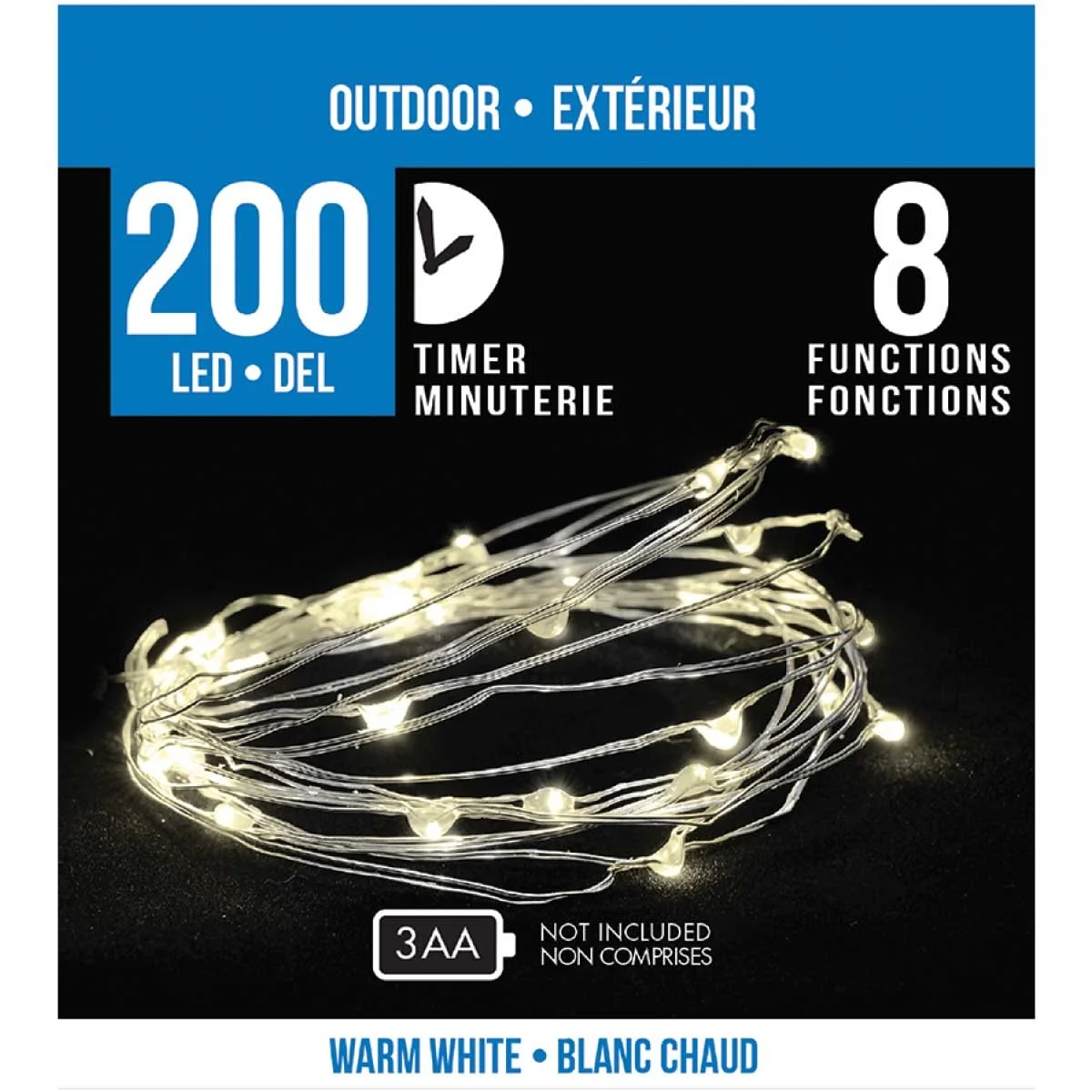 Easy-to-Use 200 Micro Indoor Outdoor B O Led String Warm High-Grade