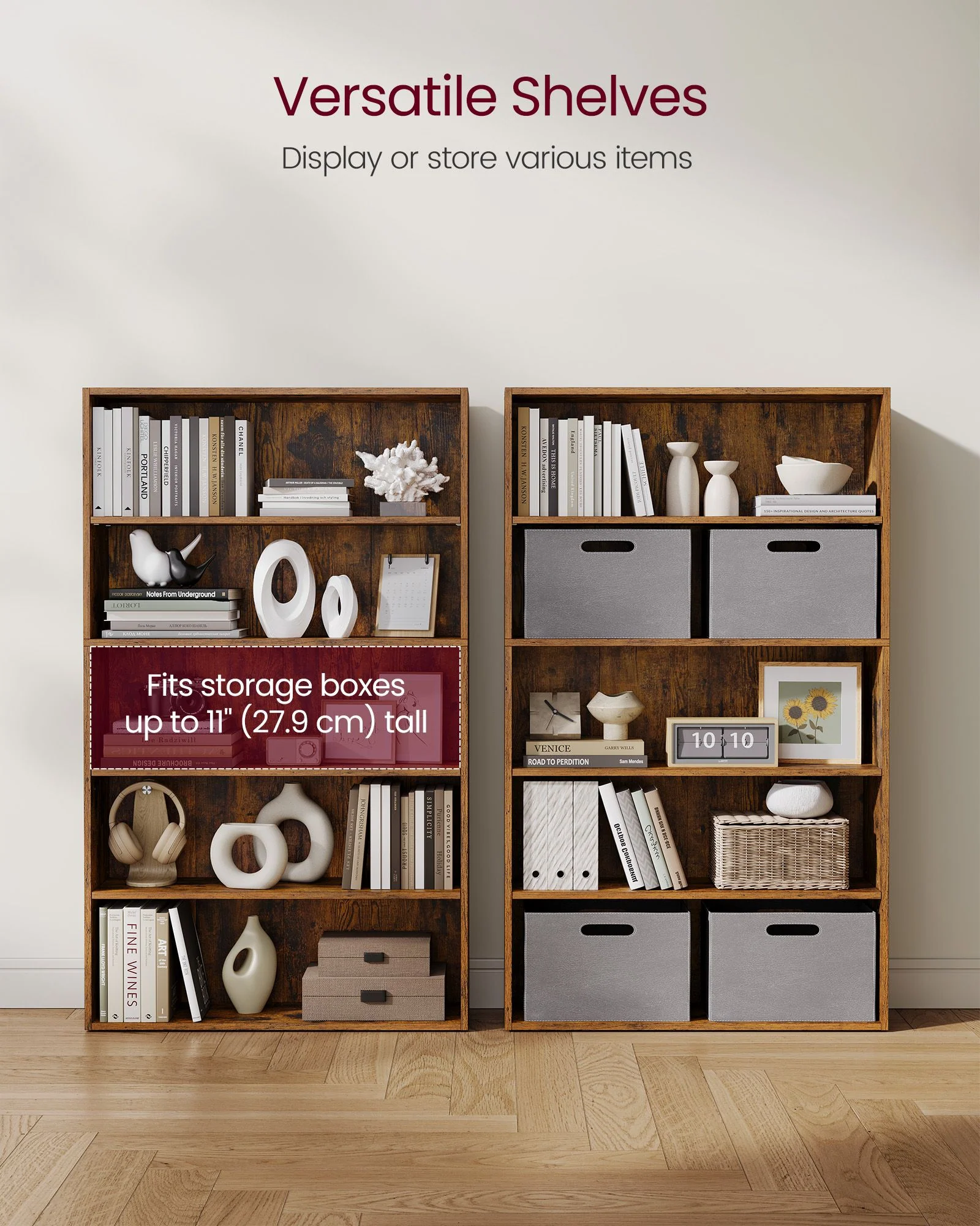 Flexible VASAGLE VASAGLE Custos Collection - Bookshelf Eco-Friendly