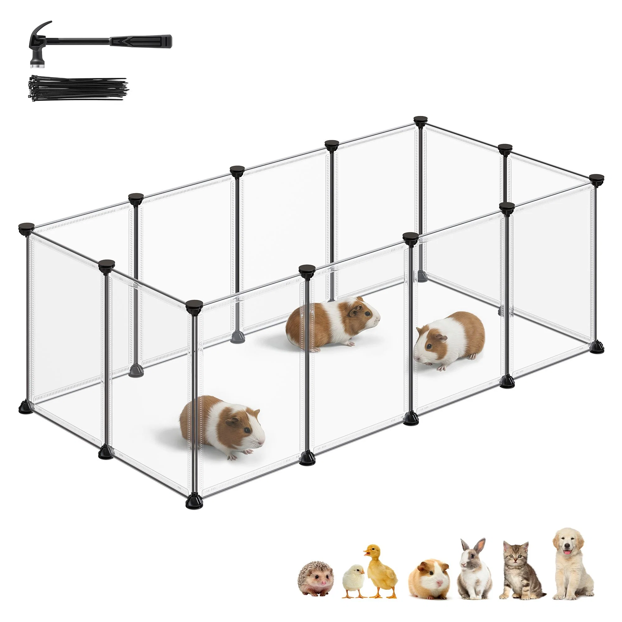 Sophisticated SONGMICS SONGMICS Pet Playpen Premium Material