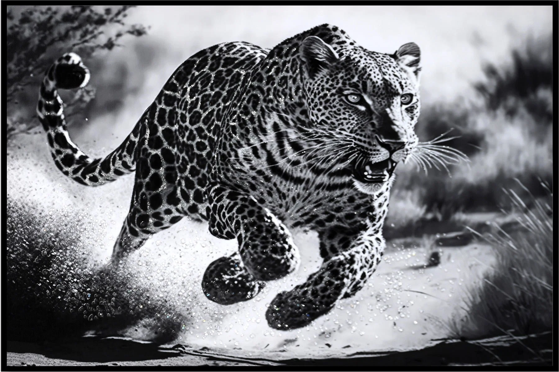 Prestigious LAUREN TAYLOR - Animal canvas 62X92X4 CM Fine