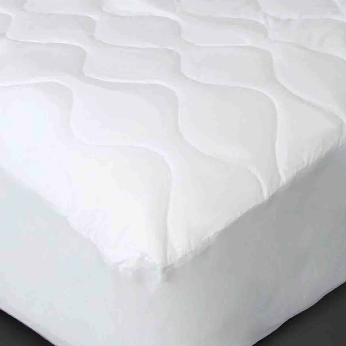 Superior Mattress Pad Quilted King Cotton Feel Expertly Made