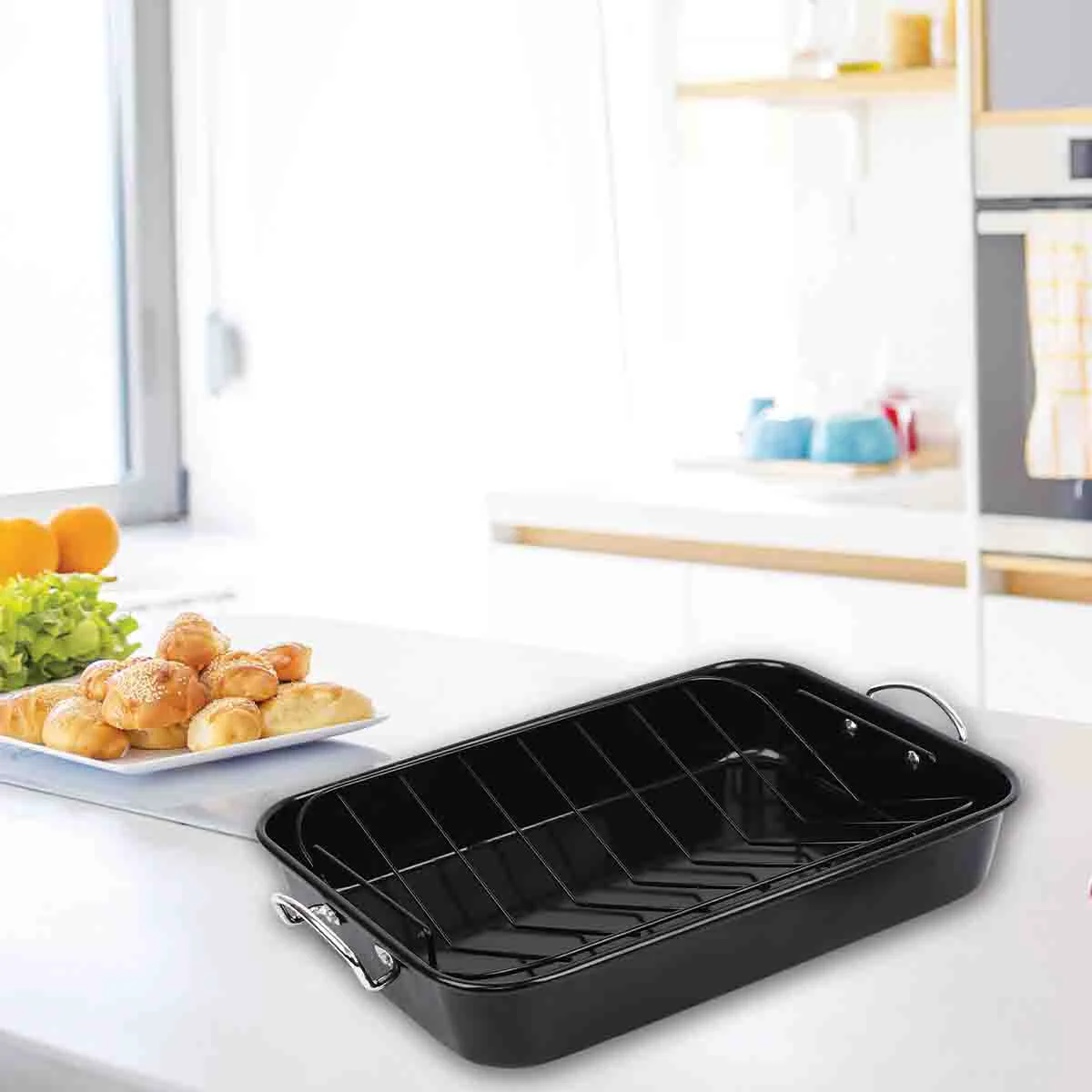 Minimalist A La Cuisine - Roasting Pan With Rack Long-Lasting