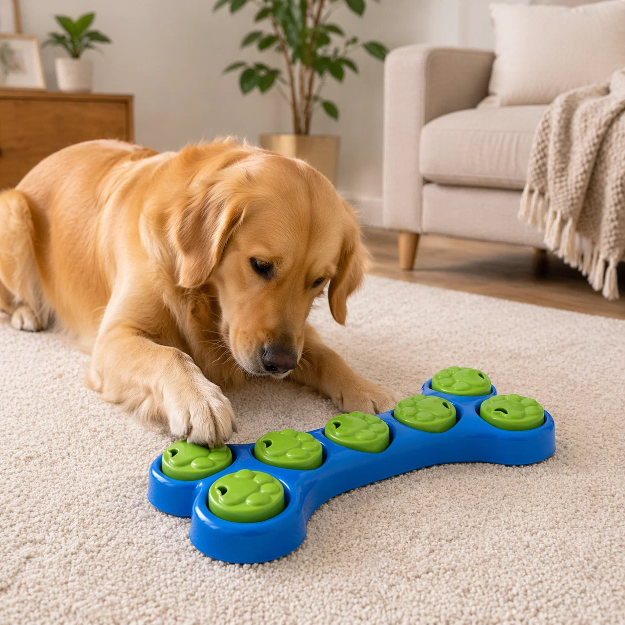 Top-Quality PAWS WHISKERS Dog Treat Puzzle Selected