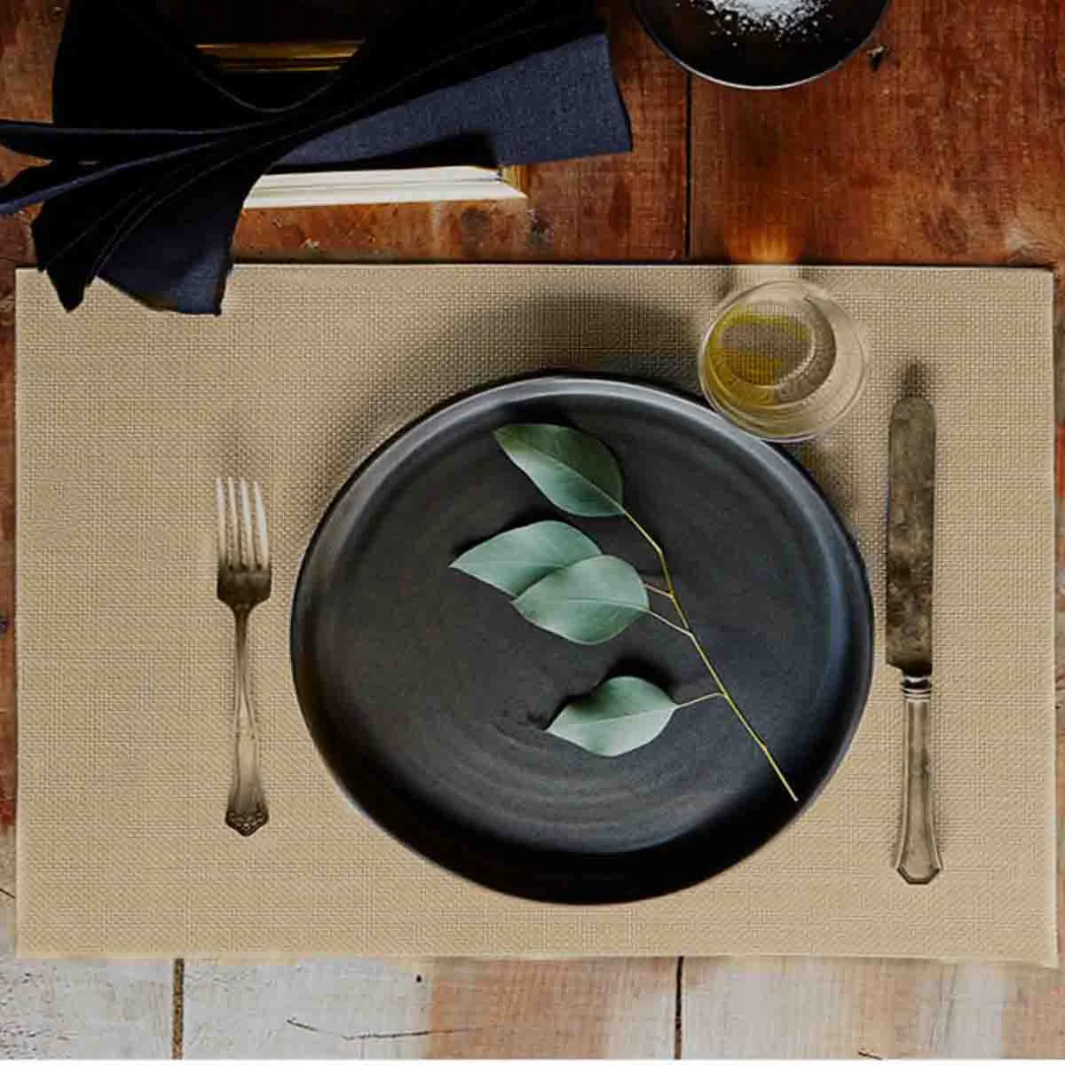 Organic Lauren Taylor - 4 PK Textilene Basketweave Placemats Soft