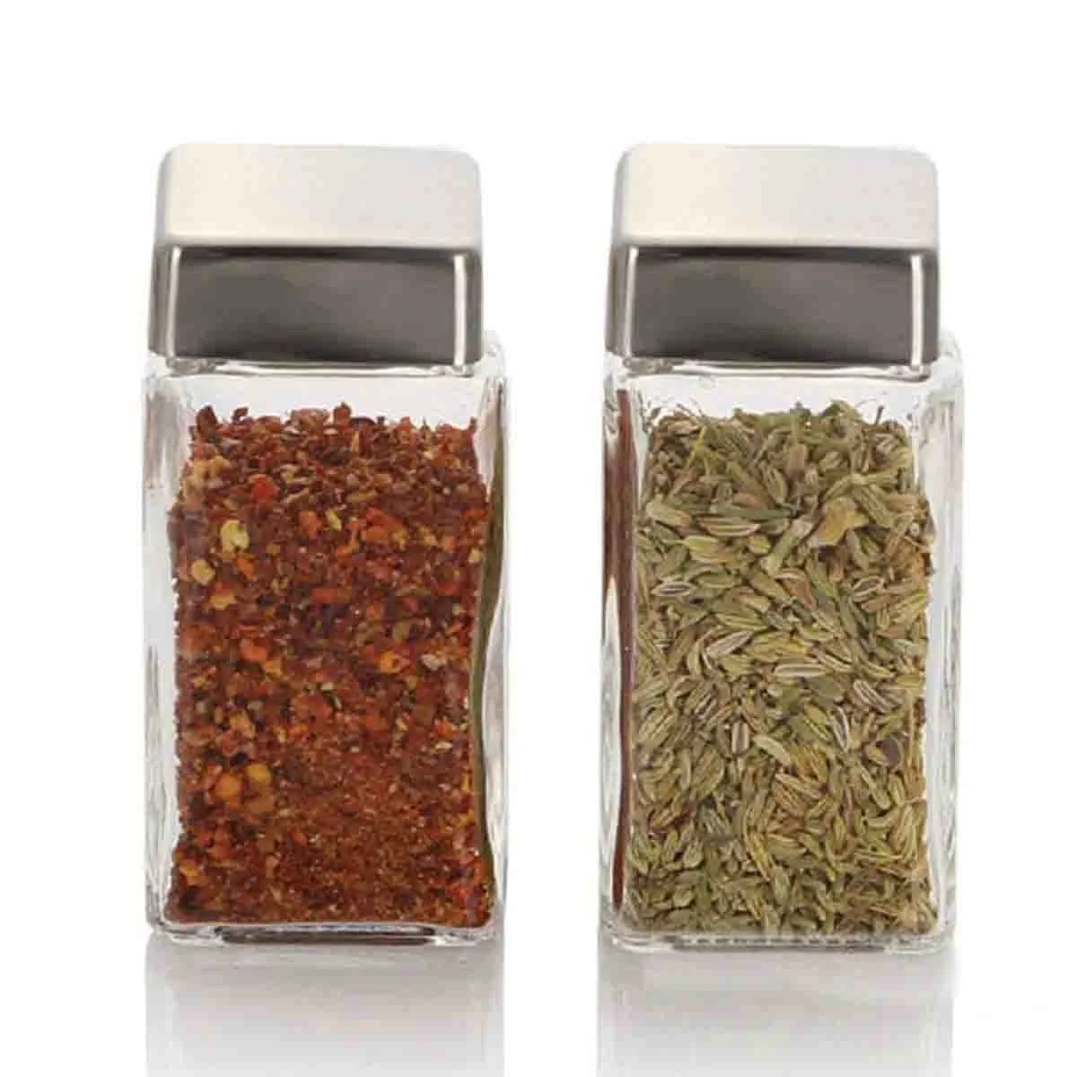 Premium A LA CUISINE - clear glass jar 120ml Practical