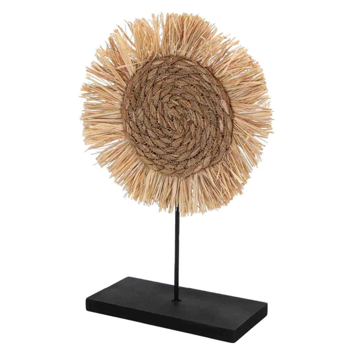 Elite Seagrass Circle On Metal Stand 14in H Efficient