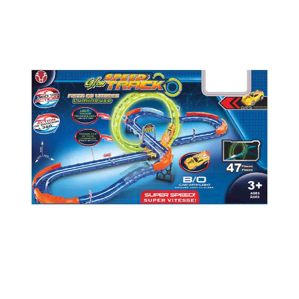 Elegant 46 Pcs B o Glow In The Dark Fast Track Official