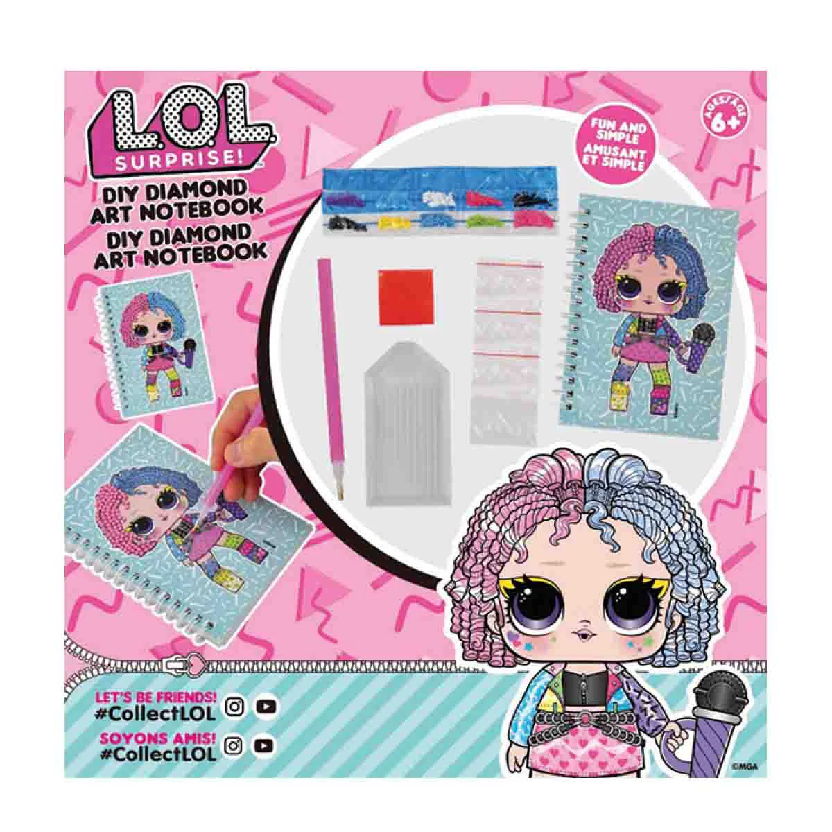 Professional L.o.l. Surprise diy Diamond Artnote Book Organic