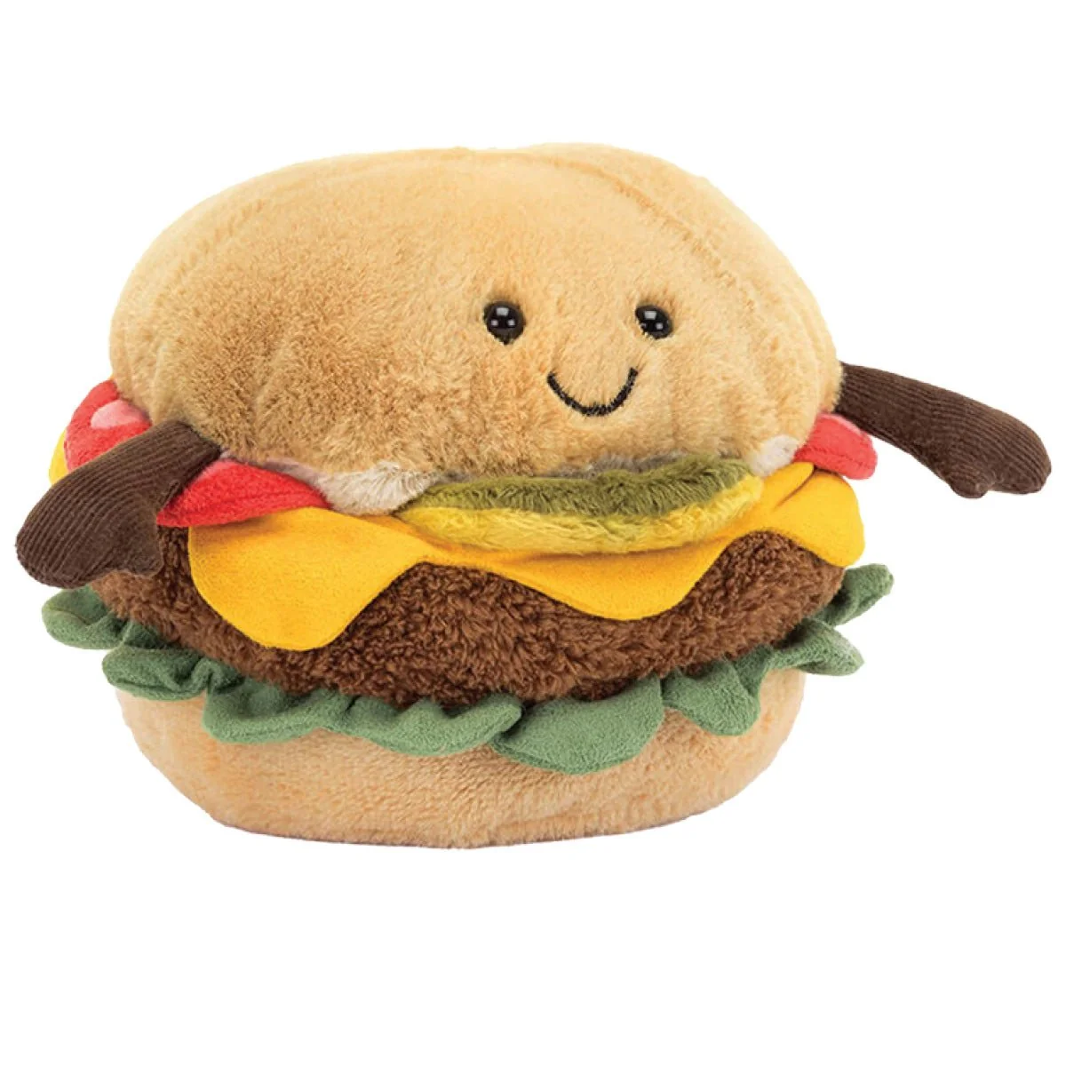 Minimalist Hamburger Plush Elegant